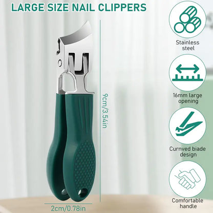 Nail Clipper Set for Thick Toenails | Premium 3-Piece Grooming Kit ✂️🛡️