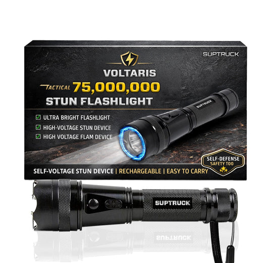 💥 Hot Special Discount 75% OFF ️🔦 Voltaris 75M Stun Flashlight ⚡
