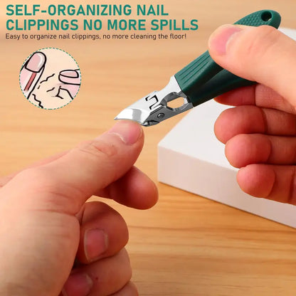 Nail Clipper Set for Thick Toenails | Premium 3-Piece Grooming Kit ✂️🛡️